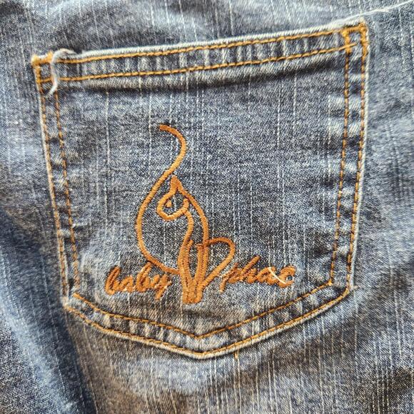 Vintage Baby Phat Women's Jeans Blue Size 9/10 - Picture 8 of 12